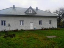 Ремонт фасаду в клубі села Кругель